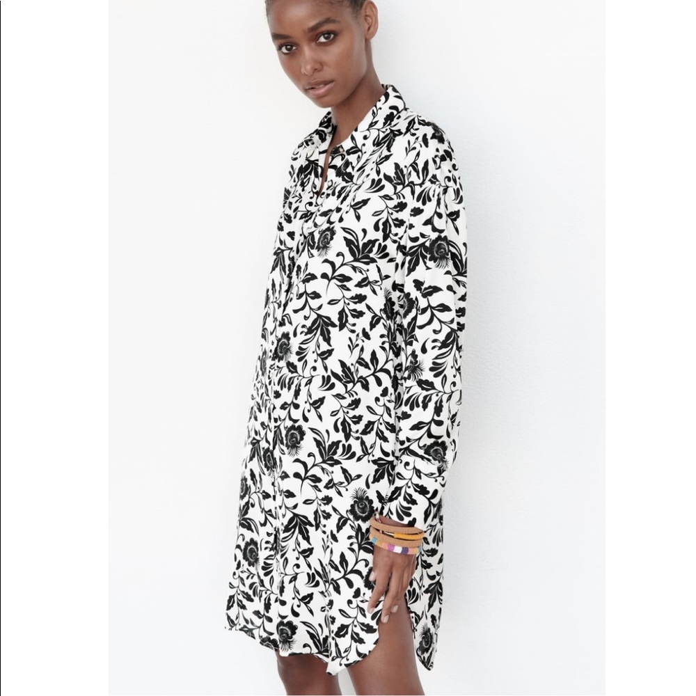 NET ZARA SATEEN SHIRT